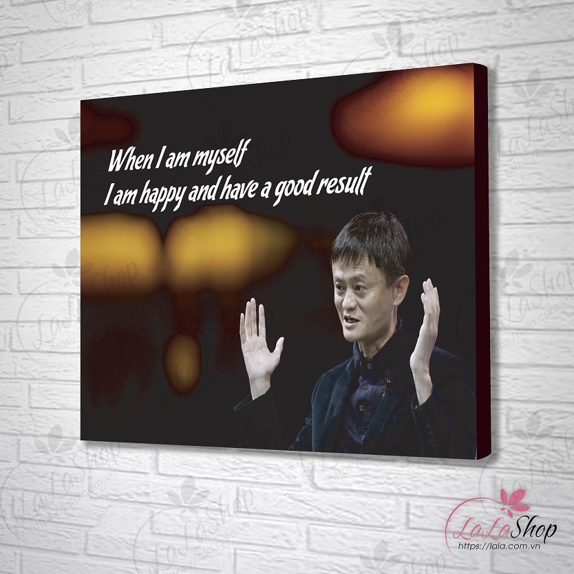 Tranh treo tường I am happy and have a good result